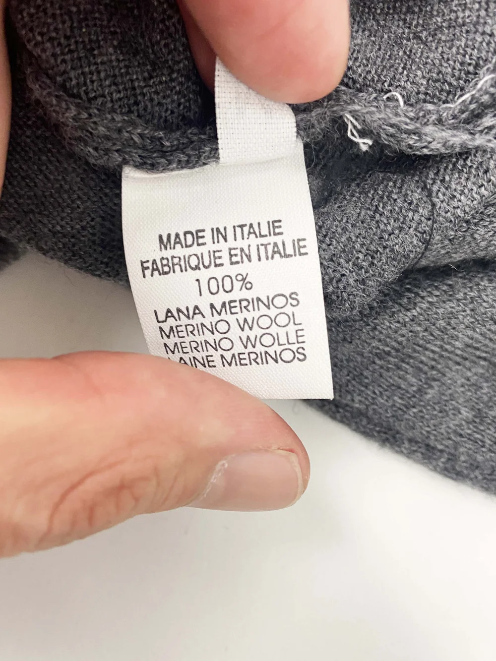 Vivienne Westwood MAN gray wool cardigan — JAMES VELORIA